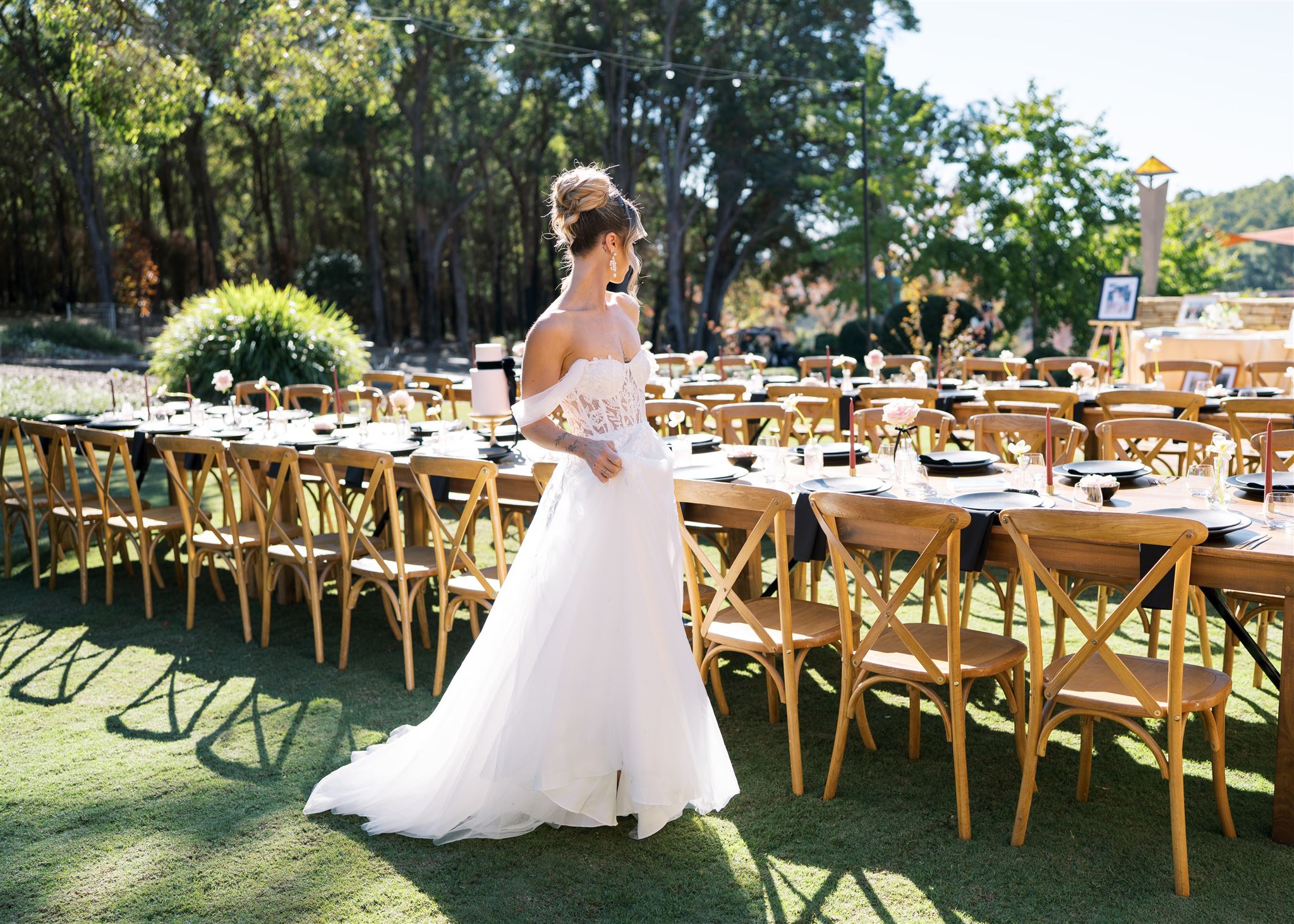 Farm Table 5 Chair hire Perth