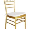 gold tiffany chair hire