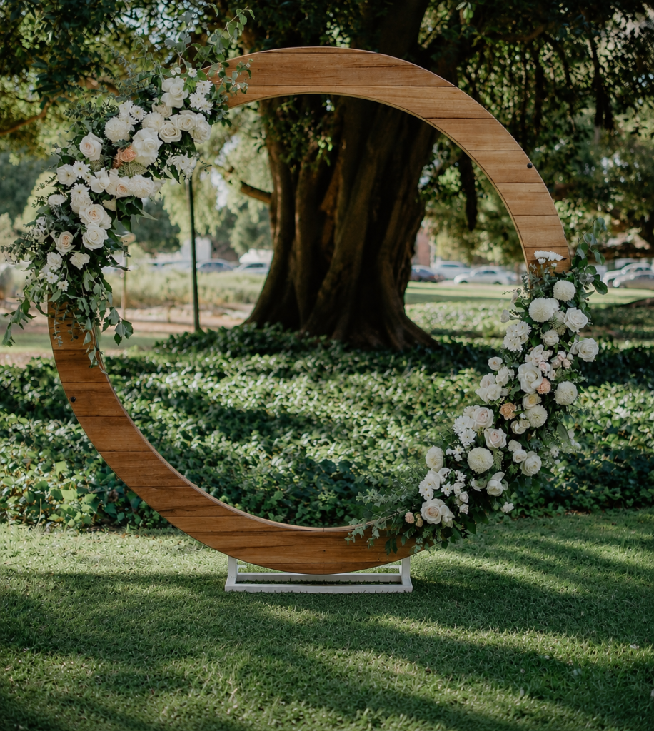 Round Wooden Arbour