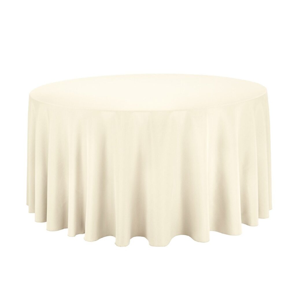 Ivory Table cloth hire