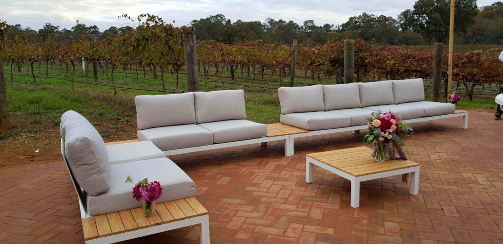 Outdoor lounge hire perth 1