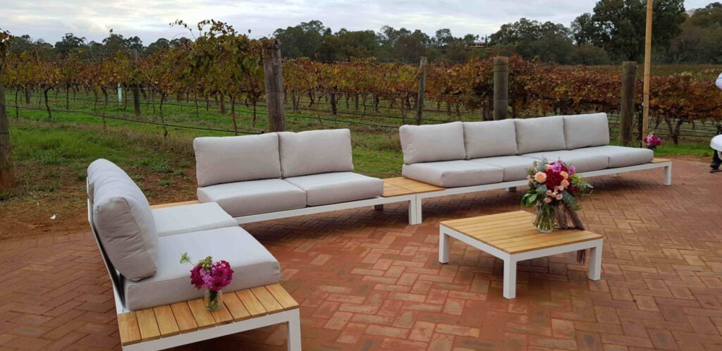 outdoor lounge hire perth