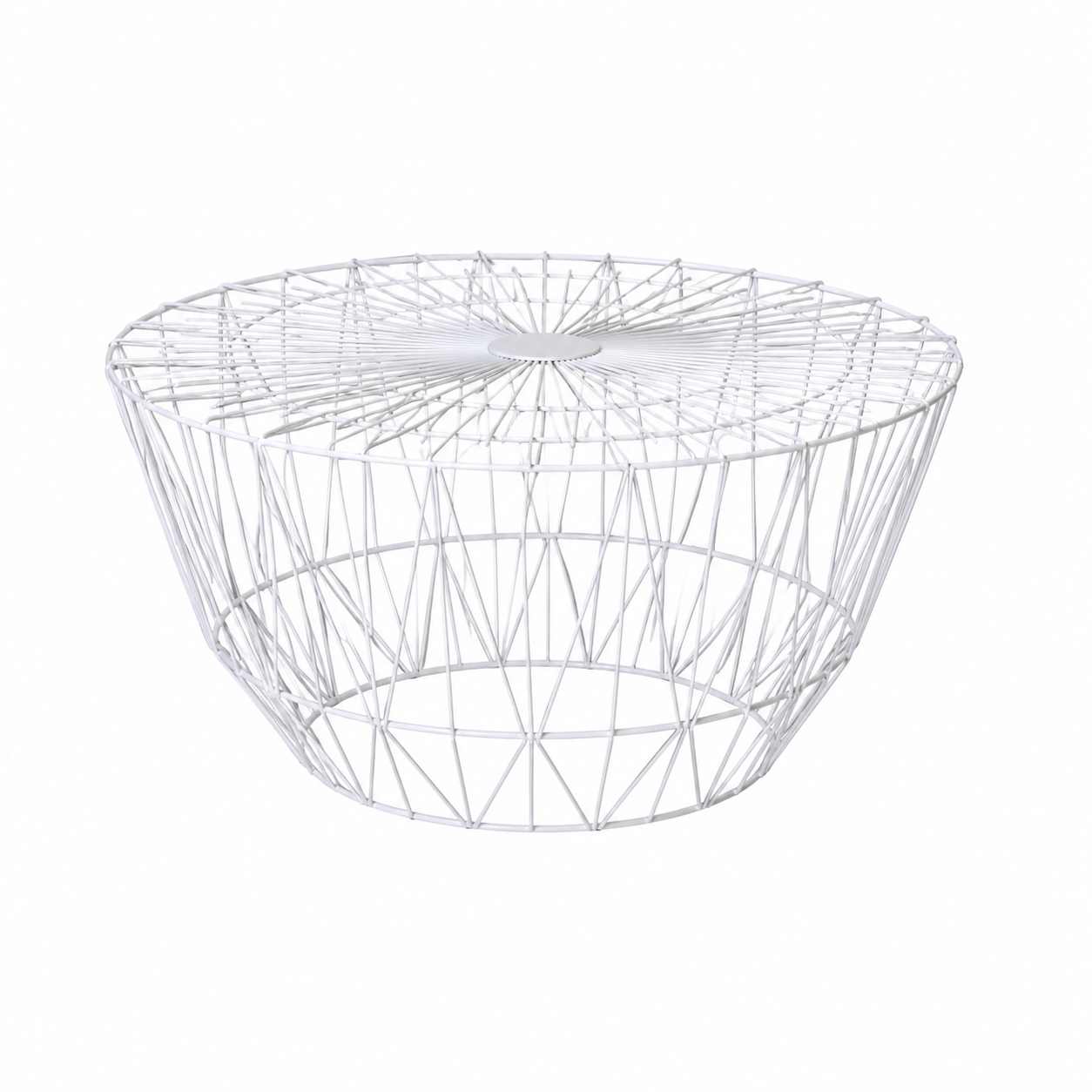 Cocktail Package - Wire / White 3 coffee tables for rent