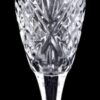 crystal cut champagne glass