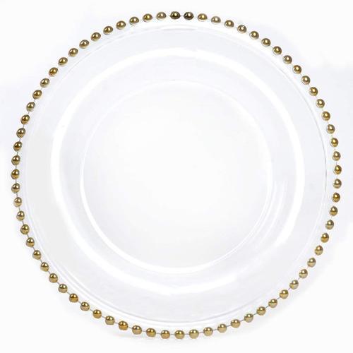 gold charger plate