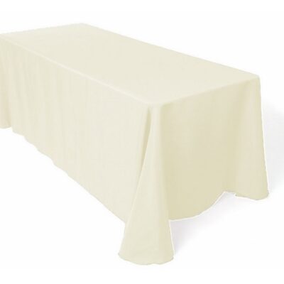 Ivory table cloth hire Perth
