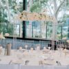 Acrylic wedding flower stands