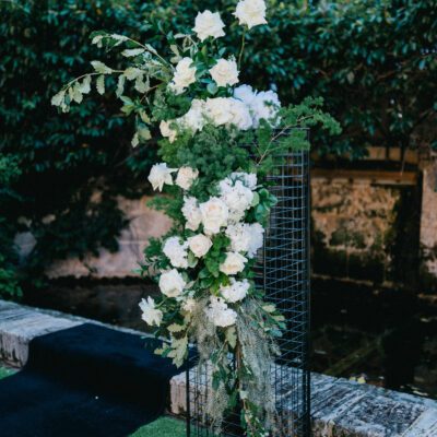 wedding flower stands