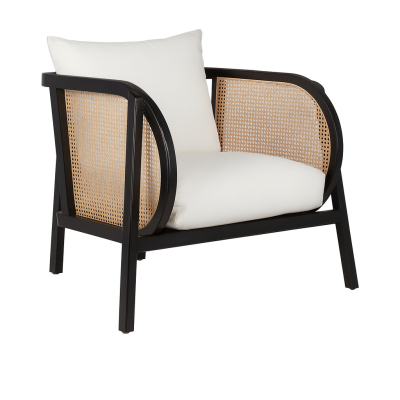 Black Outdoor couch hire