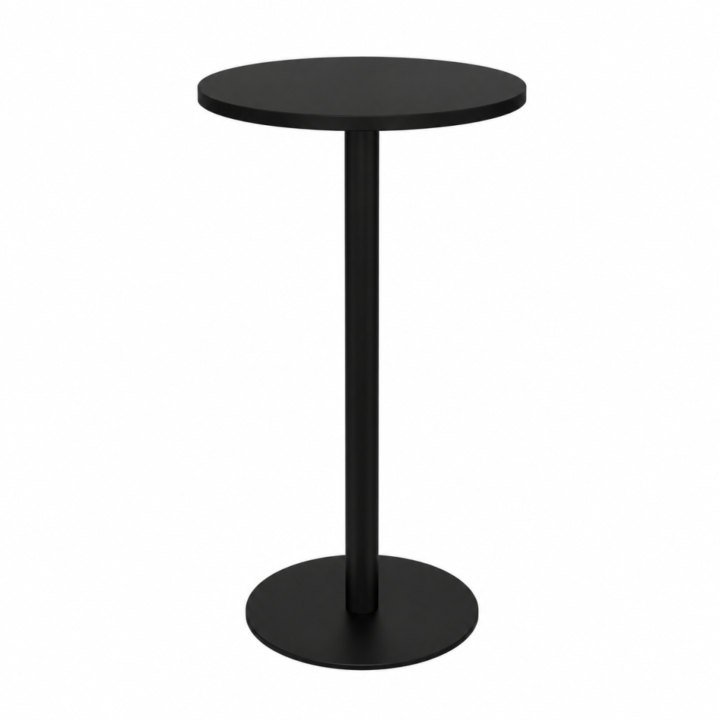 Black bar table hire